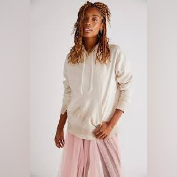 Free People We the Free Zuma Hoodie Sweatshirt Size Large - Picture 1 of 6